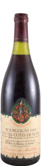 1989 Domaine des Mouchottes Bourgogne Hautes Côtes de Nuits tinto