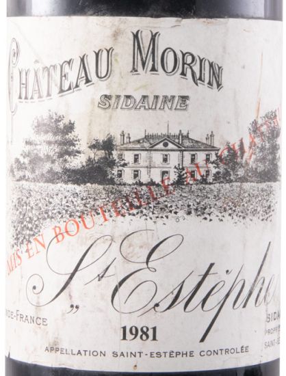 1981 Château Morin Sidaine L'Estèphe Saint-Estèphe tinto