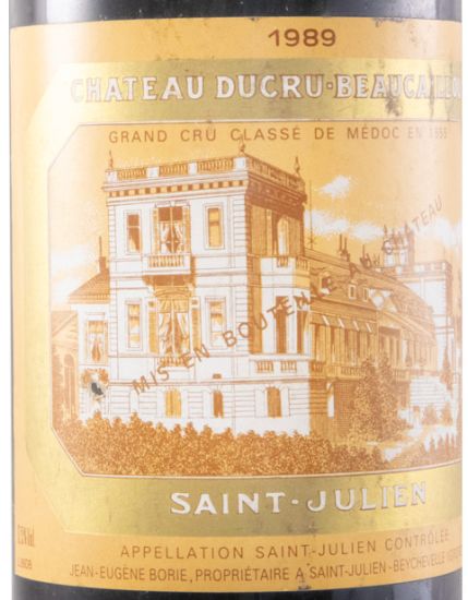 1989 Château Ducru-Beaucaillou Saint-Julien tinto
