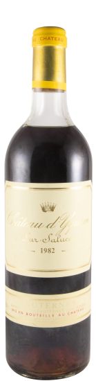 1982 Château d'Yquem Sauternes branco