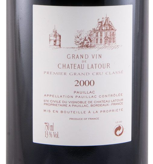 2000 Conjunto Coleção Duclot Bordeaux tinto 9x75cl