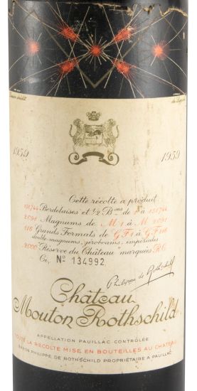 1959 Château Mouton Rothschild Pauillac tinto