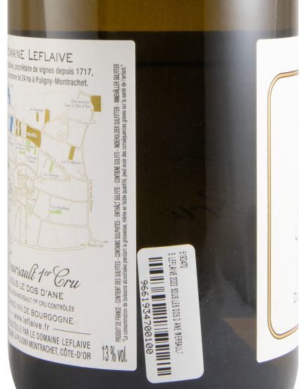2022 Domaine Leflaive Sous le dos d'Ane Meursault branco