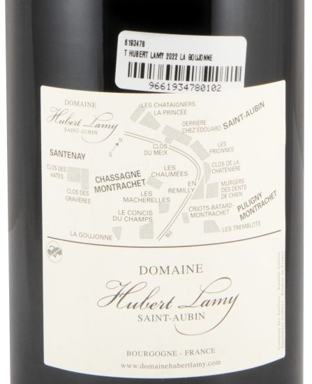 2022 Domaine Hubert Lamy La Goujonne Chassagne-Montrachet tinto