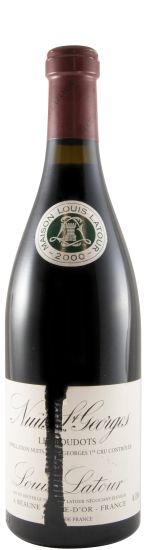 2000 Louis Latour Les Boudotts Nuits-Saint-Georges tinto (rótulo danificado)