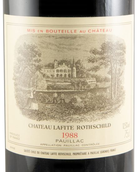 1988 Château Lafite Rothschild Pauillac tinto