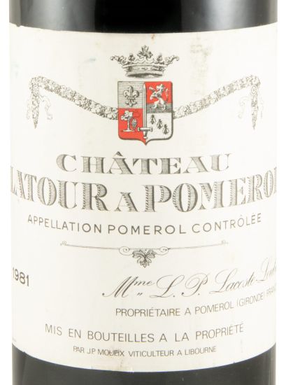 1981 Château Latour à Pomerol tinto