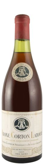 1959 Louis Latour Aloxe-Corton Latour Bourgogne tinto