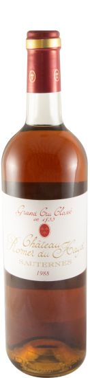 1988 Château Romer du Hayot Sauternes branco