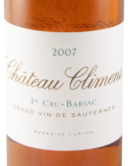 2007 Château Climens Barsac Sauternes branco 37,5cl