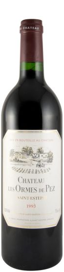 1993 Château Les Ormes de Pez Saint-Estèphe red