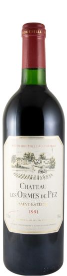 1991 Château Les Ormes de Pez Saint-Estèphe tinto