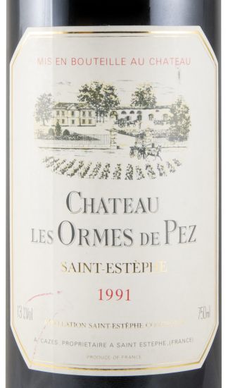 1991 Château Les Ormes de Pez Saint-Estèphe tinto