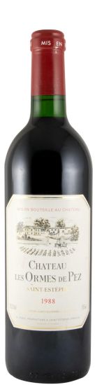 1988 Château Les Ormes de Pez Saint-Estèphe tinto