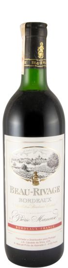 Borie-Manoux Beau-Rivage Bordeaux red (damaged label with no vintage year specified)