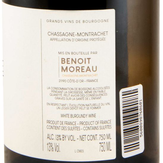 2023 Benoît Moreau Chassagne-Montrachet Côte de Beaune white