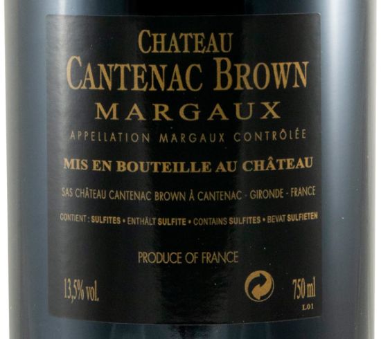 2012 Château Cantenac Brown Margaux tinto