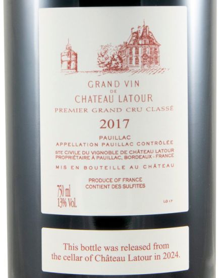 2017 Château Latour Pauillac red