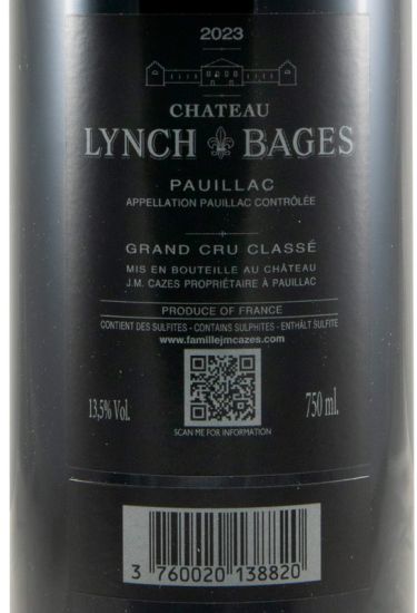 2023 Château Lynch-Bages Pauillac tinto