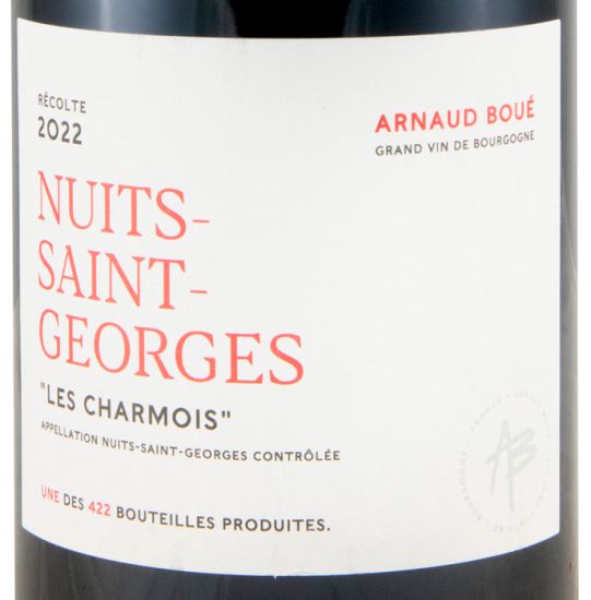 2022 Arnaud Boué Les Charmois Nuits-Saint-Georges tinto