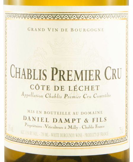 2024 Domaine Daniel Dampt Côte de Léchet Premier Cru Chablis branco