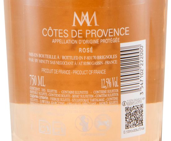 2025 Château Minuty M de Minuty Côtes de Provence rosé