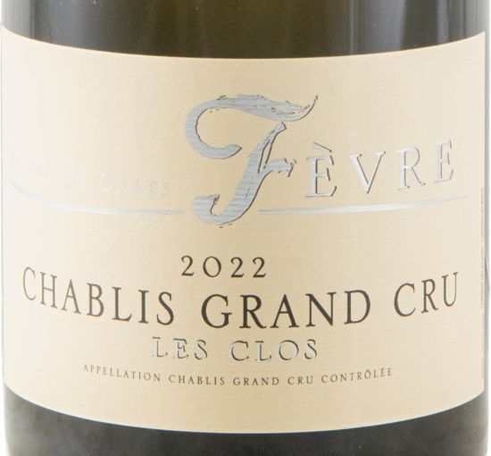 2022 Domaine William Fèvre Les Clos Chablis Grand Cru branco