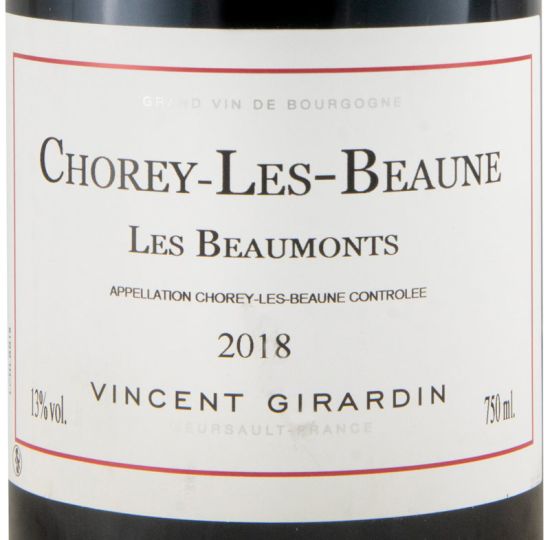 2018 Vincent Girardin Les Beaumonts Vieilles Vignes Chorey-Les-Beaune tinto