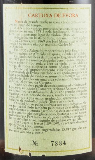 1986 Cartuxa Late Harvest white