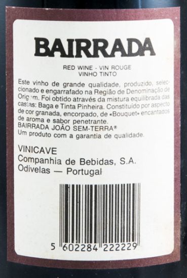 1988 João Sem-Terra Bairrada red