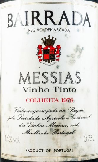 1978 Messias Colheita Bairrada tinto