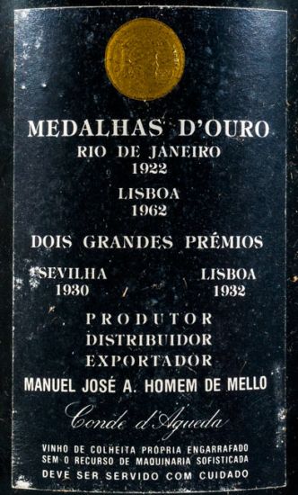 1977 Quinta D'Aguieira Garrafeira tinto