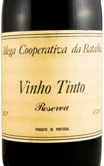 1980 Adega Cooperativa da Batalha Reserva tinto