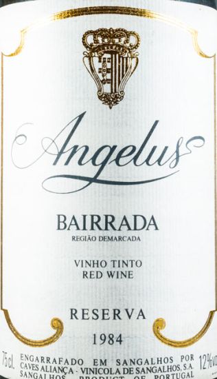 1984 Angelus Reserva Bairrada tinto