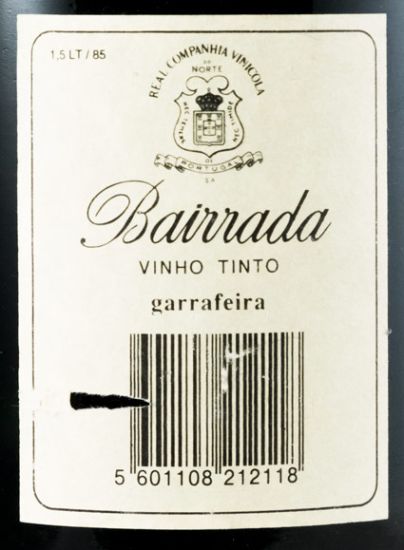 1985 Real Vinícola Garrafeira red 1.5L