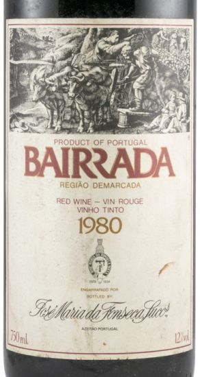 1980 José Maria da Fonseca Bairrada red