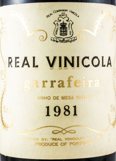 1981 Real Vinícola Garrafeira tinto