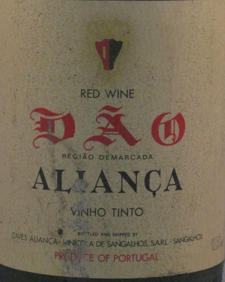 1983 Dão Aliança Garrafeira tinto