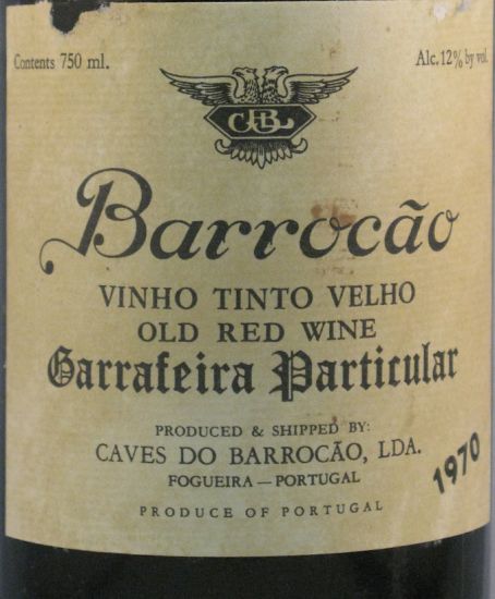 1970 Barrocão Garrafeira Particular tinto