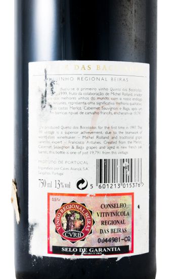 1999 Quinta das Baceladas tinto