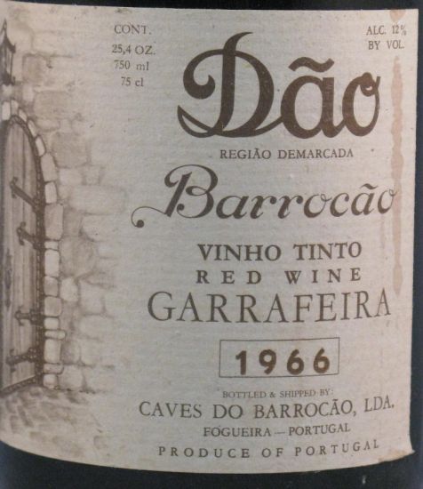 1966 Barrocão Garrafeira tinto