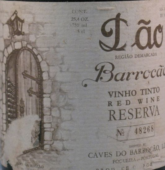 1970 Dão Barrocão Reserva tinto