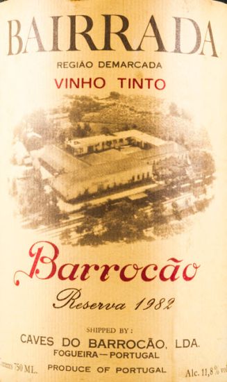 1982 Barrocão Reserva Bairrada tinto