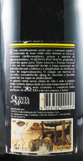 1995 Quinta das Maias red