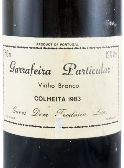 1983 Caves Dom Teodósio Garrafeira Particular branco