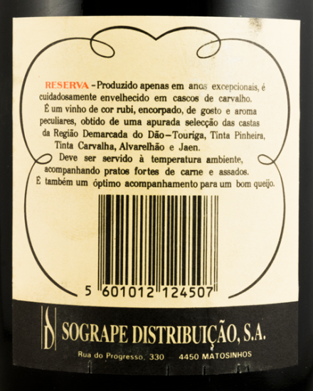 1983 Sogrape Reserva tinto