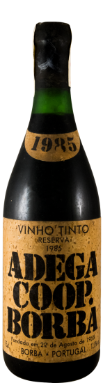 1985 Borba Reserva tinto (rótulo de cortiça)