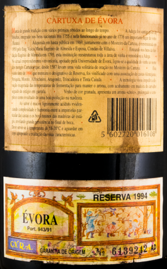 1994 Cartuxa Reserva red