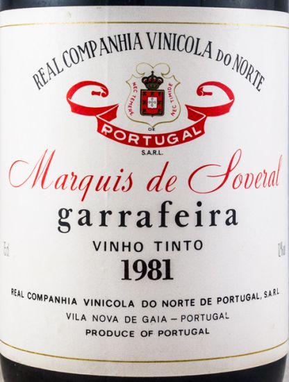 1981 Marquês de Soveral Garrafeira tinto