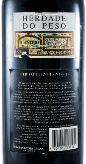 1997 Herdade do Peso Aragones tinto